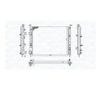 Radiatore, raffreddamento motore MAGNETI MARELLI 350213196400