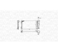 Radiatore, Raffreddamento motore MAGNETI MARELLI per PUNTO 1.4 2003-