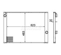 MAHLE CR 1067 000P Radiatore, Raffreddamento motore per BMW