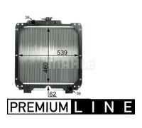 Radiatore, raffreddamento motore MAHLE CR 1936 000P
