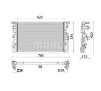 MAHLE CR 2635 000P Radiatore motore