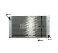 Radiatore, raffreddamento motore MAHLE CR 578 000P