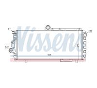 Nissens Radiatore motore 60010 - Rete 248x546x34 mm - Compatibile Ford Sierra/Alfasud