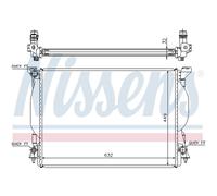 Radiatore, raffreddamento motore NISSENS 60306A