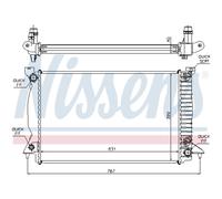 NISSENS 60314A Radiatore motore