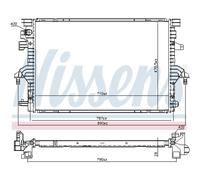 Radiatore, raffreddamento motore NISSENS 606088