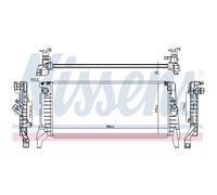 NISSENS 606391 Radiatore motore