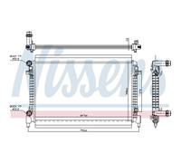NISSENS 606909 Radiatore motore