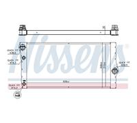 Radiatore, raffreddamento motore NISSENS 60769