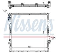 Radiatore, raffreddamento motore NISSENS 60789A