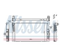 Radiatore, raffreddamento motore NISSENS 60857