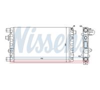 Radiatore, raffreddamento motore NISSENS 61785