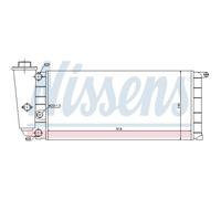Radiatore, raffreddamento motore NISSENS 61837