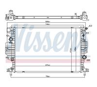 Radiatore Alette di raffreddamento saldate 620156 NISSENS per FORD S-MAX