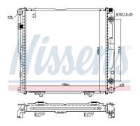 Nissens 62751A Radiatore per Raffreddamento del Motore