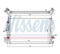 Radiatore, raffreddamento motore NISSENS 63113A