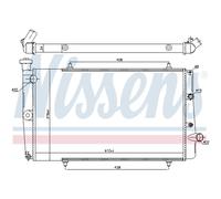 NISSENS 634811 Radiatore motore