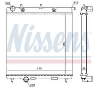 Radiatore, raffreddamento motore NISSENS 63505