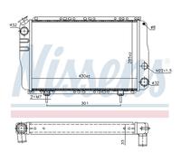 NISSENS 63800 Radiatore, Raffreddamento motore per RENAULT