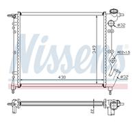 Radiatore, raffreddamento motore NISSENS 63931