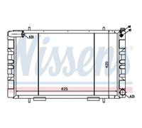 Radiatore Alette di raffreddamento saldate 64018 NISSENS per LAND ROVER 90 I