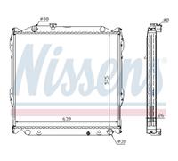 Radiatore, raffreddamento motore NISSENS 64636A