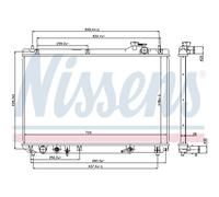 Radiatore, raffreddamento motore NISSENS 64659