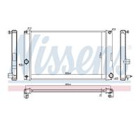 NISSENS 646842 Radiatore, Raffreddamento motore per LEXUS,TOYOTA