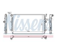 Radiatore, raffreddamento motore NISSENS 65335