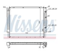 Radiatore, raffreddamento motore NISSENS 65523A