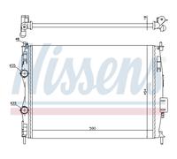 Radiatore, raffreddamento motore NISSENS 67368