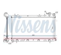 Radiatore, raffreddamento motore NISSENS 67704A