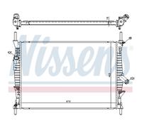 NISSENS 69240 Radiatore motore