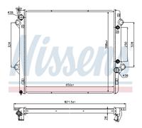 NISSENS 69479 Radiatore motore