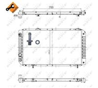 Radiatore, raffreddamento motore NRF 52063