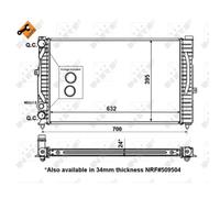 Radiatore, raffreddamento motore NRF 56127