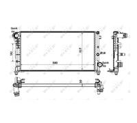 Nrf 58237 Radiatore, Raffreddamento motore