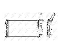 Radiatore, raffreddamento motore NRF 58273