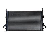 Radiatore Alette di raffreddamento montate meccanicamente 58318 NRF per RENAULT