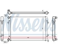 Radiatore, Raffreddamento motore per AUDI SKODA VW A3 CC EOS GOLF JETTA PASSAT P