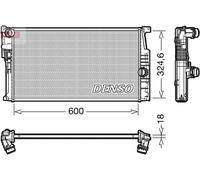 Denso Radiatore motore DRM05017 per BMW 1er F20 116i 116d 118d F21 114i