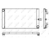Radiatore, Raffreddamento motore per BMW 5 6