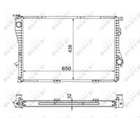 Radiatore, Raffreddamento motore per BMW 5 7
