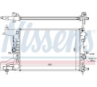 Radiatore, Raffreddamento motore per CHEVROLET OPEL VAUXHALL ASTRA ASTRA J CASCA