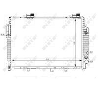 Radiatore, Raffreddamento motore per CHRYSLER MERCEDES-BENZ CLASSE C CLK CROSSFI