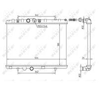 Radiatore, Raffreddamento motore per CITROËN DS OPEL PEUGEOT VAUXHALL 1007 2008