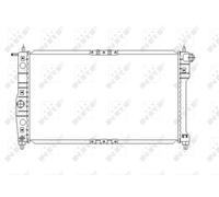 Radiatore, Raffreddamento motore per DAEWOO LEGANZA NUBIRA