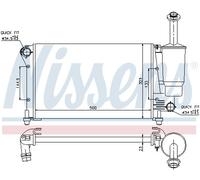 Radiatore, raffreddamento motore NISSENS 617845
