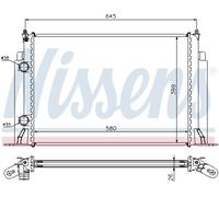NISSENS 61885A Radiatore motore