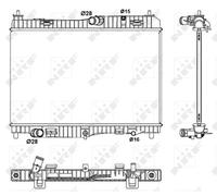 Radiatore, Raffreddamento motore per FORD FIESTA